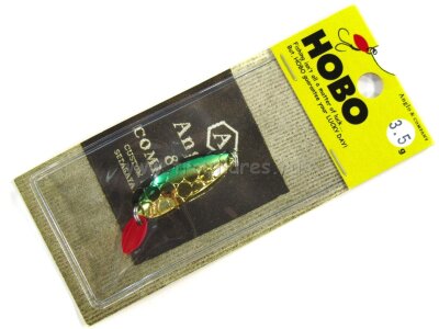 Блесна Anglo&Company Hobo Spoon 3.5g #Gold Green